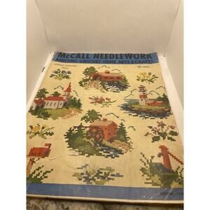 VtgMcCall NEEDLEWORK Spring Summer 1950 Knit Crochet Home Arts & Crafts Magazine